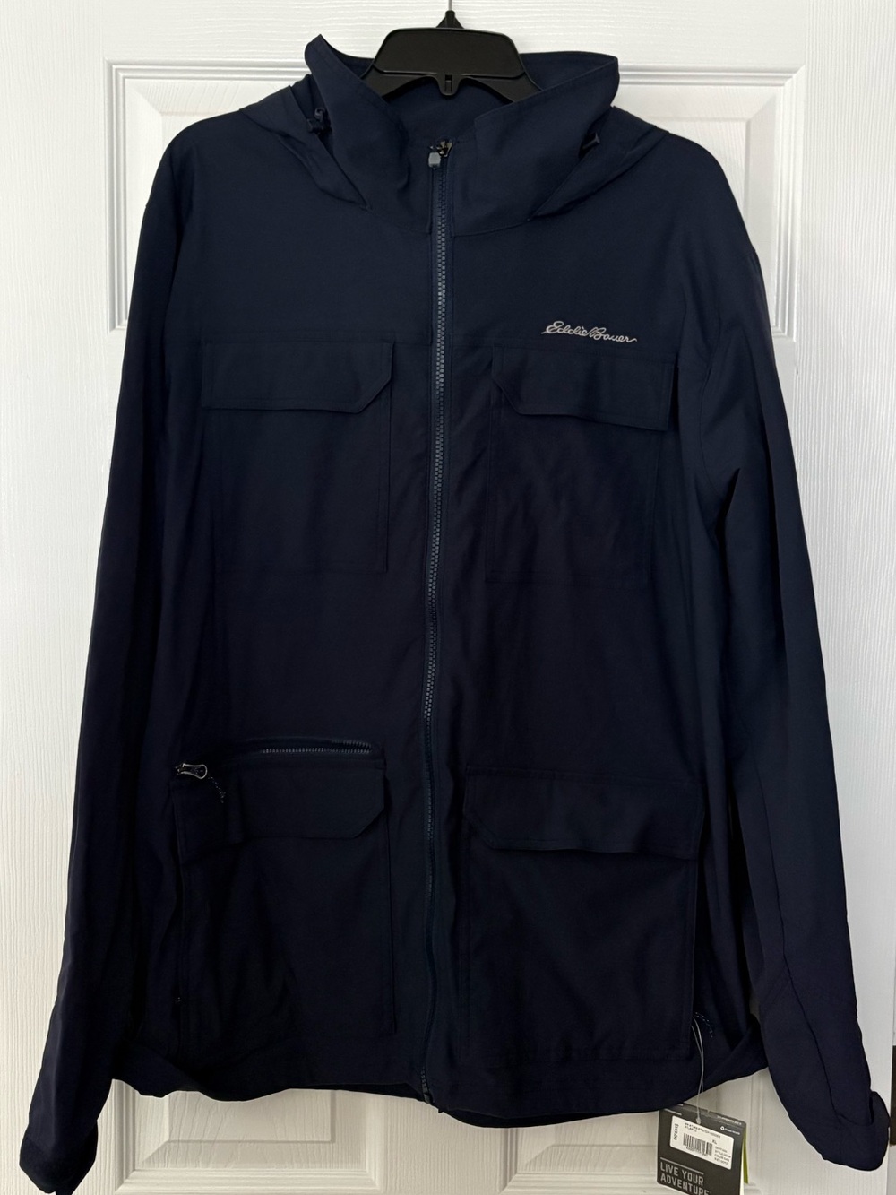 Eddie Bauer Atlas Stretch Hooded Jacket Mens Size XL